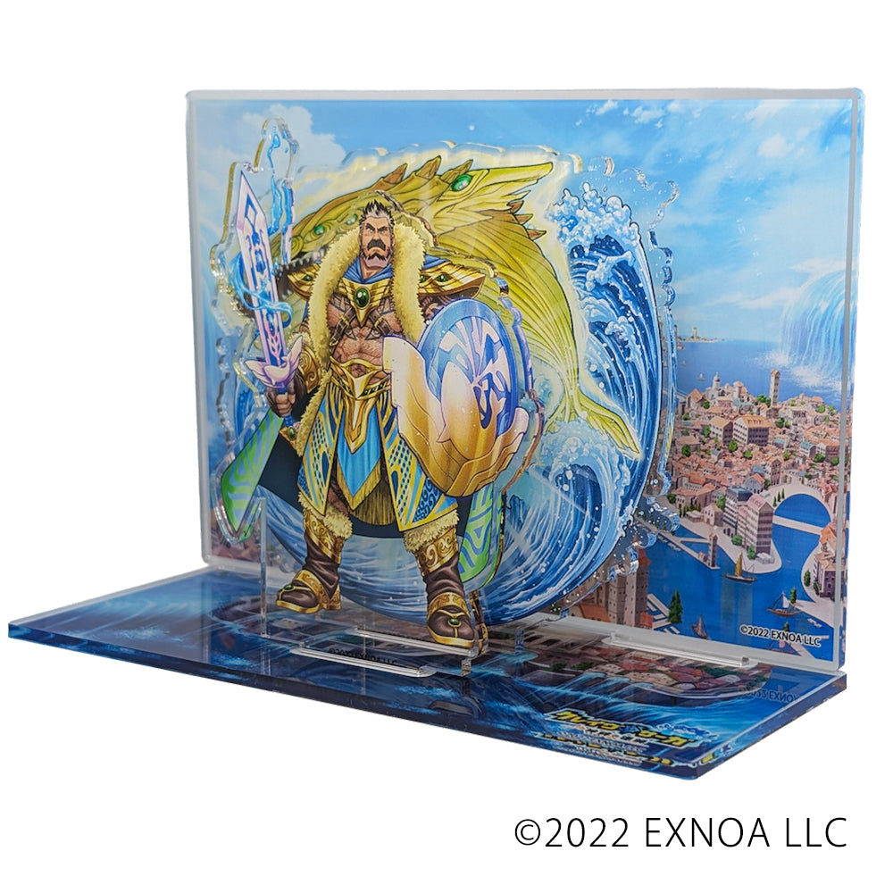 「クレイヴ・サーガ 神絆の導師」金鯨覚醒司 セルドア アクリルジオラマ