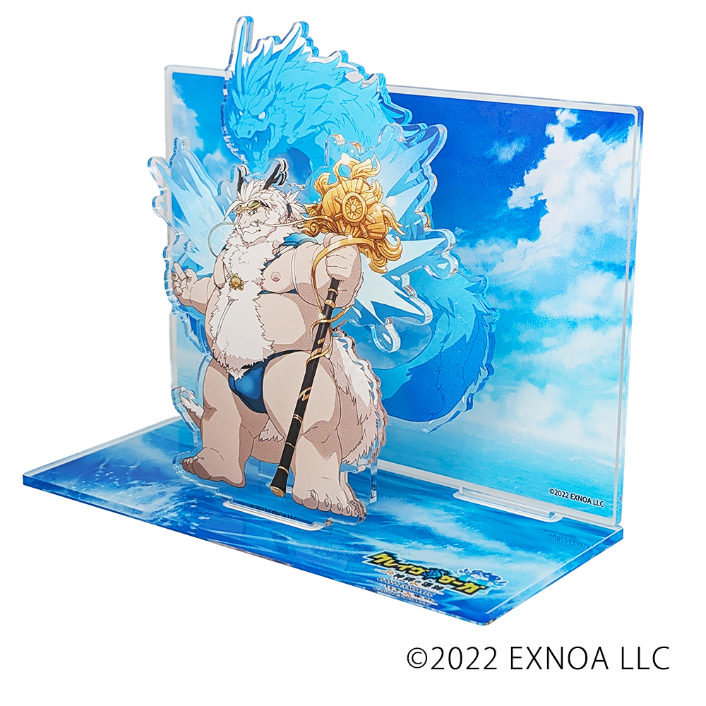 「クレイヴ・サーガ 神絆の導師」白涛海龍 バンリュウ アクリルジオラマ