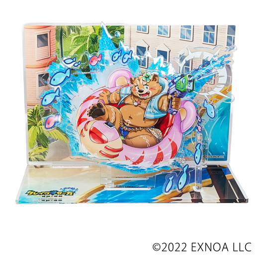 「クレイヴ・サーガ 神絆の導師」ぷかぷかライドオン ガブ　アクリルジオラマ